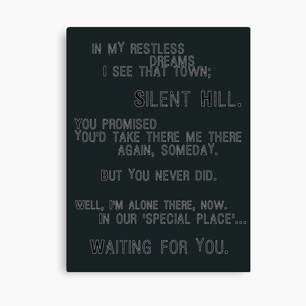 Aperçu de l'œuvre Silent Hill - Lettre de Marie (Texte) créée et vendue par SuperSlytherin.