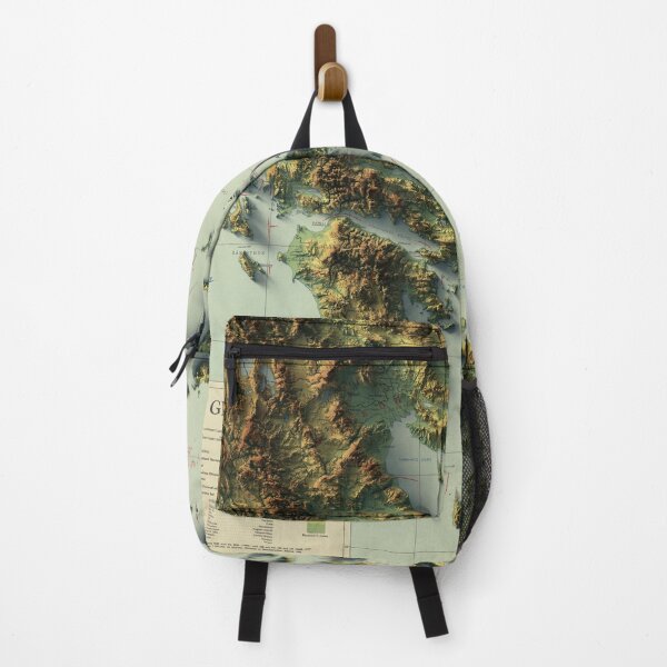 Item preview, 1948 Greece Relief Map 3D digitally-rendered designed and sold by ThinkAboutMaps.