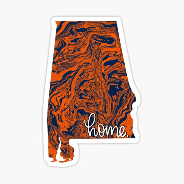 AUB, Auburn 4 War Eagle Script Decal