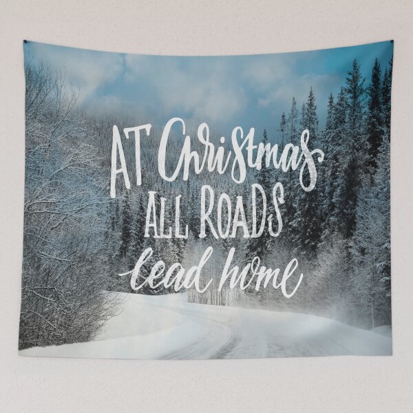 Item preview, Snow with Home Christmas Quote  designed and sold by motivateme.