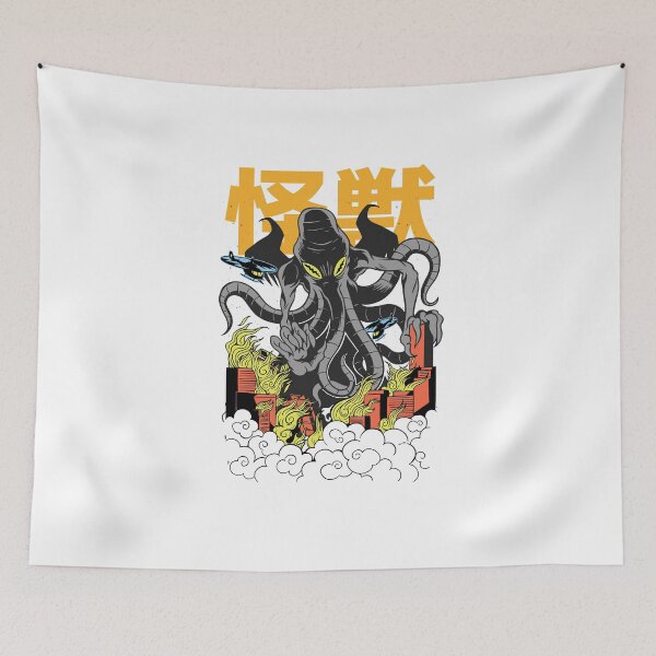 Item preview,  Kaiju monster wave  cthulhu designed and sold by TRIBExSPACE.