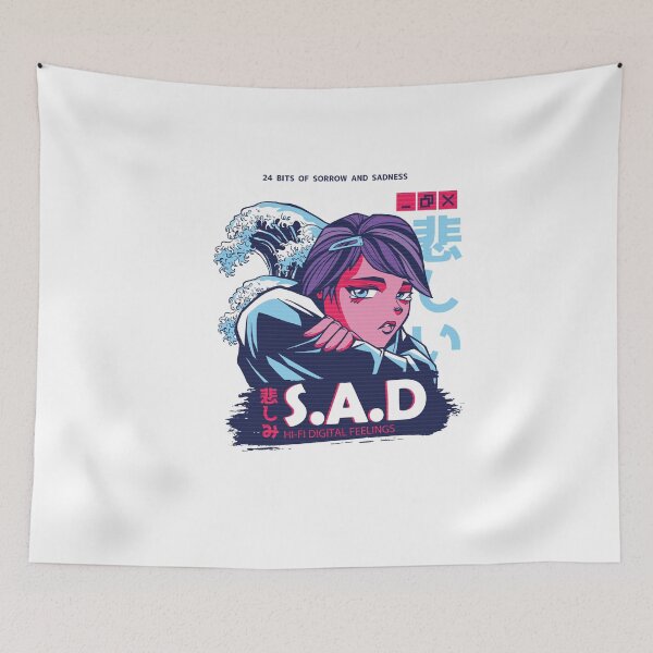 Item preview, Kawaii sad girl  designed and sold by TRIBExSPACE.