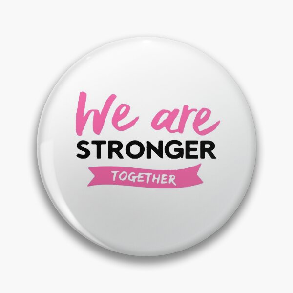 Item preview, Breast Cancer Awareness - We are Stronger Together designed and sold by WearWolfDesigns.