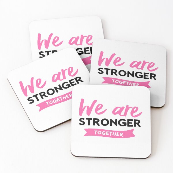 Item preview, Breast Cancer Awareness - We are Stronger Together designed and sold by WearWolfDesigns.