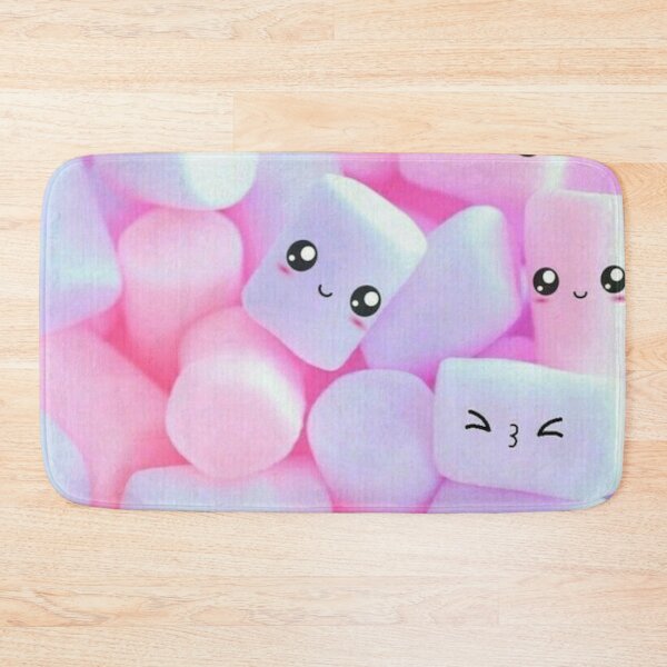 Item preview, marshmallows white pink fun designed and sold by MusicSkateboard.