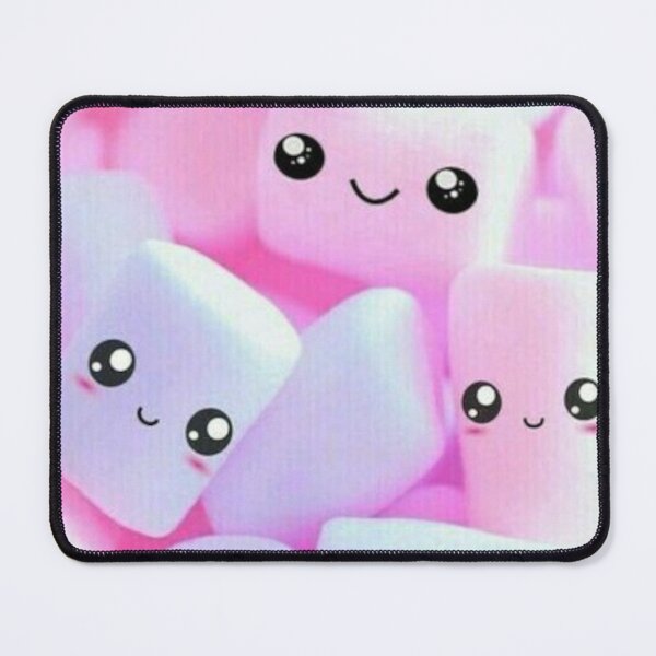 Item preview, marshmallows white pink fun designed and sold by MusicSkateboard.