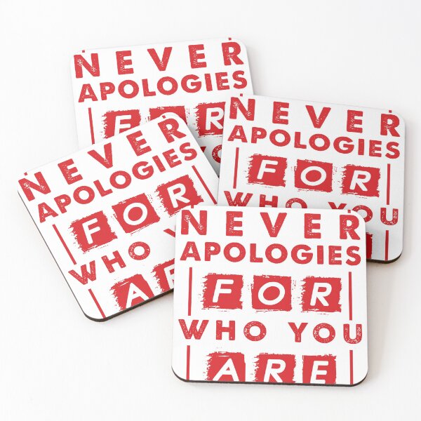 Item preview, NEVER APOLOGIES FOR WHO YOU ARE! designed and sold by abdallatigle.