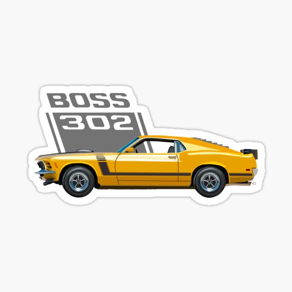 Aperçu de l'œuvre 1970 Mustang Boss 302 créée et vendue par Michelle Szalai.