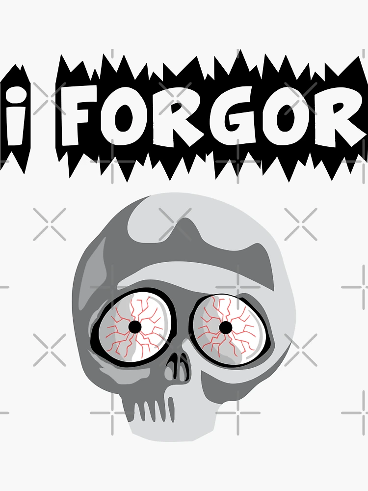 I Forgor Skull GIF - I Forgor Skull Skull Meme - Discover & Share GIFs