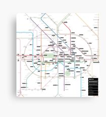 #tagsandthecity / Berlin Canvas Print