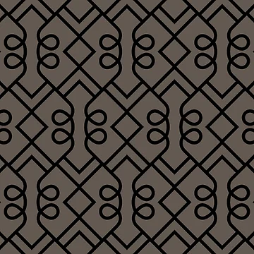 Imagen de la obra Dark Gray and Black Minimal Diamond Loop Pattern Coordinates w/ PPG 2022 Popular Color Intrigue PPG1019-7 - Colour Trends - Hue - Shade de ColorOfTheYears