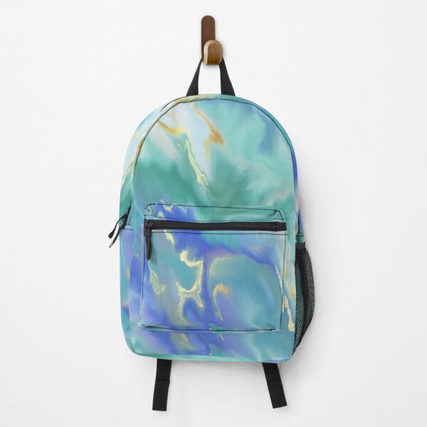 Item preview, Digital Abstract in Turquoise, Indigo, and Gold designed and sold by RoxanneG.