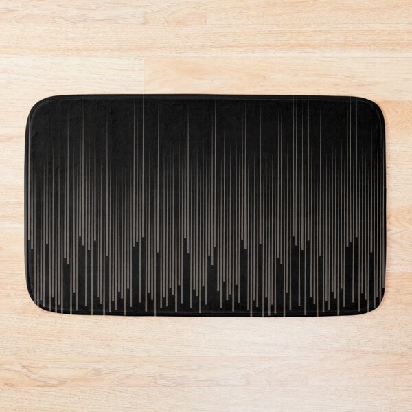 Item preview, Dark Gray and Black Frequency Stripe Pattern Coordinates w/ PPG 2022 Popular Color Intrigue PPG1019-7 - Colour Trends - Hue - Shade designed and sold by ColorOfTheYears.