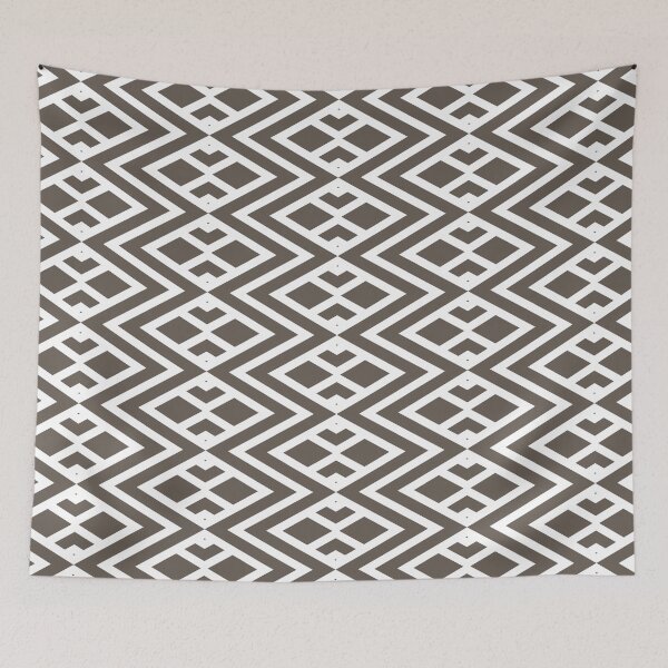 Item preview, Dark Gray and White Diamond Shape Tile Pattern 2 Coordinates w/ PPG 2022 Popular Color Intrigue PPG1019-7 - Colour Trends - Hue - Shade designed and sold by ColorOfTheYears.