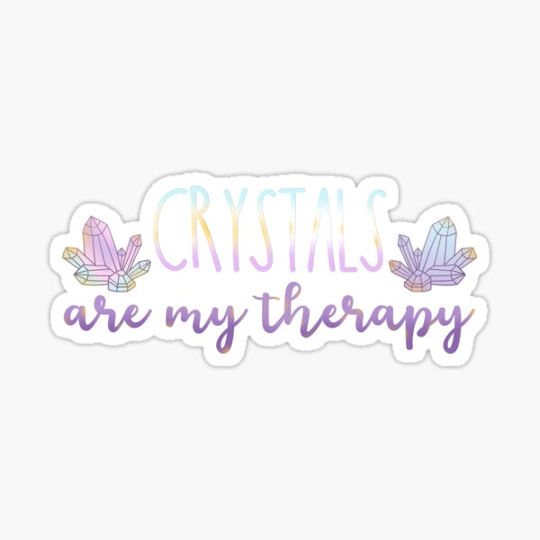 Pink Celestial Crystal Sticker, Pink Aesthetic Crystal Sticker