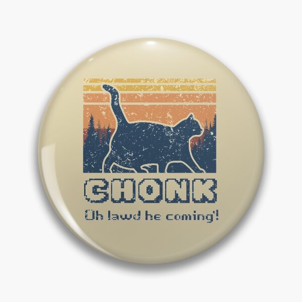 Item preview, Vintage Chonk Cat - Oh Lawd He Coming designed and sold by themortal11.