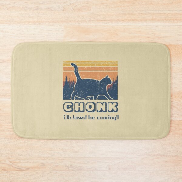 Item preview, Vintage Chonk Cat - Oh Lawd He Coming designed and sold by themortal11.