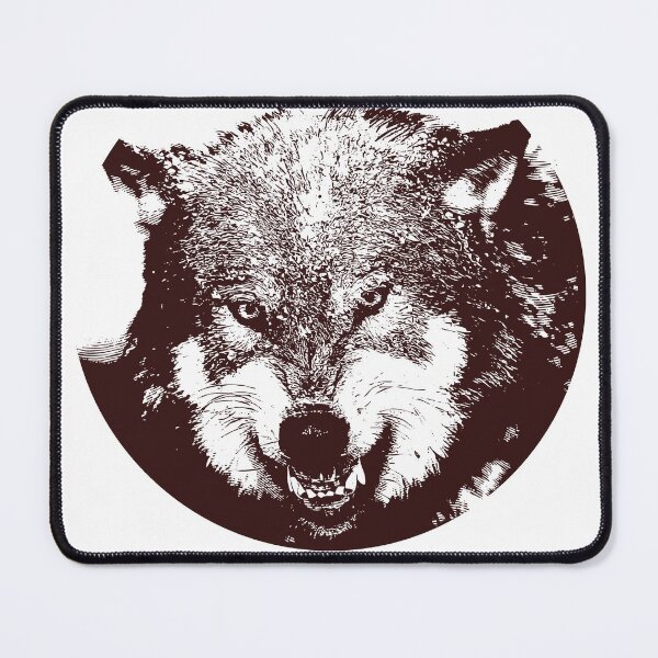 Item preview, Snarling Wolf Vintage Illustration designed and sold by smnessen.