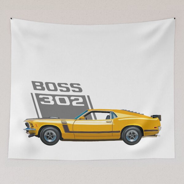 Item preview, 1970 Mustang Boss 302 designed and sold by Michelle Szalai.