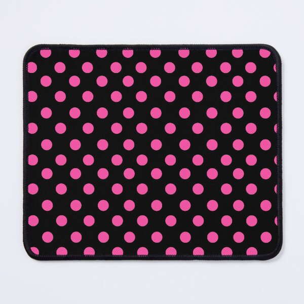 Item preview, Black with Candy Pink Polka Dots designed and sold by TheFrostedDonut.