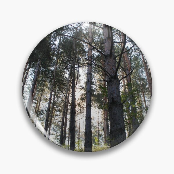 Item preview, Landscape of coniferous forest through which shone designed and sold by Mahirov Shop.