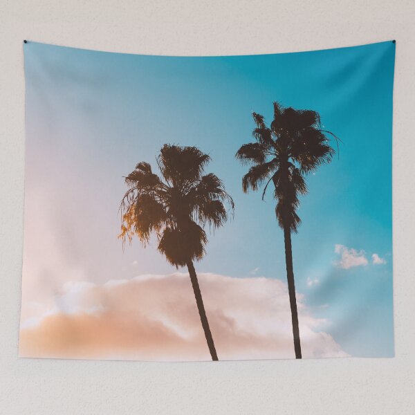 Item preview, Palm Trees and sunset - A beautiful view photography designed and sold by Marie Young.