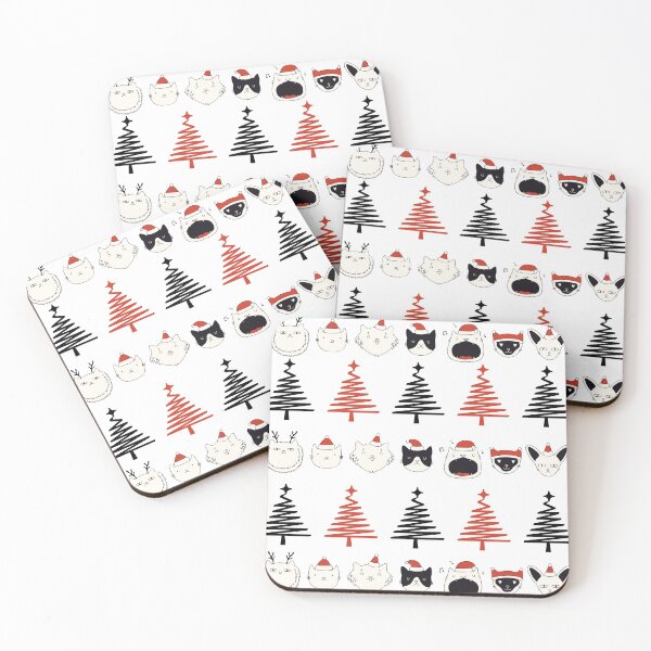 Item preview, christmas cats designed and sold by bohemedesign.
