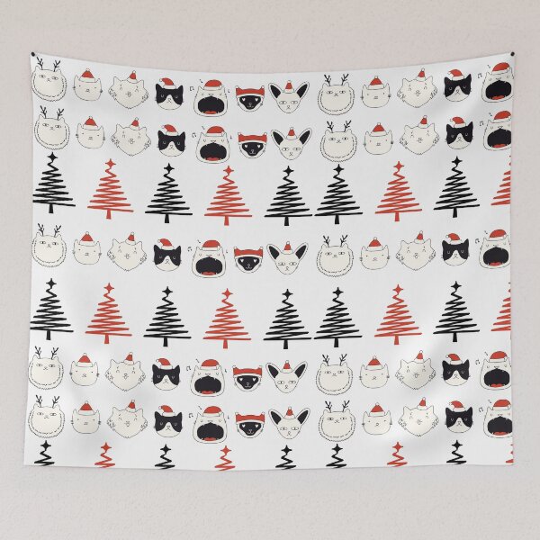 Item preview, christmas cats designed and sold by bohemedesign.