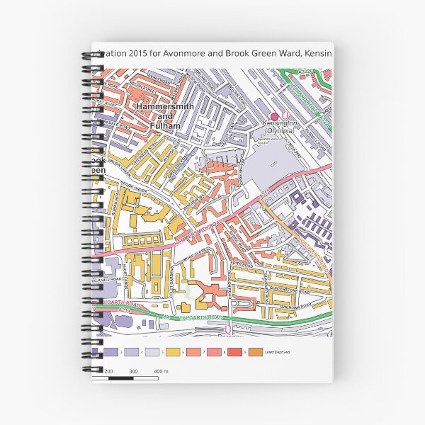 Item preview, Multiple Deprivation  Avonmore & Brook Green ward, Kensington & Chelsea designed and sold by ianturton.