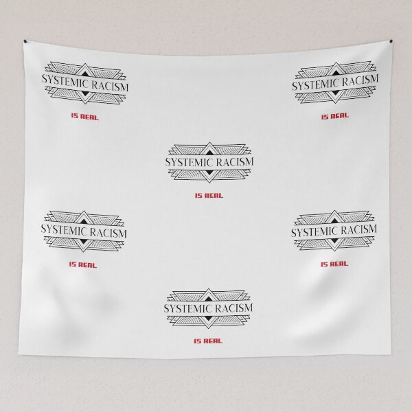 Item preview, Systemic Racism Is Real-Black Text designed and sold by Trendi61.