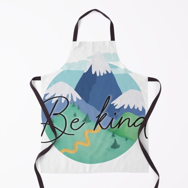 Item preview, Be kind quote mountains art designed and sold by Isabelle Verona.