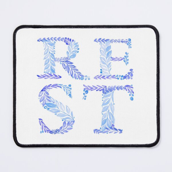 Item preview, Rest in blue designed and sold by Rachel Dash-Williams Creative.