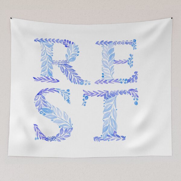 Item preview, Rest in blue designed and sold by Rachel Dash-Williams Creative.