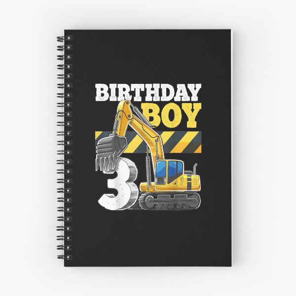Item preview, Birthday Boy 3rd Birthday Excavator Construction Vehicle designed and sold by MiloszshiZse.