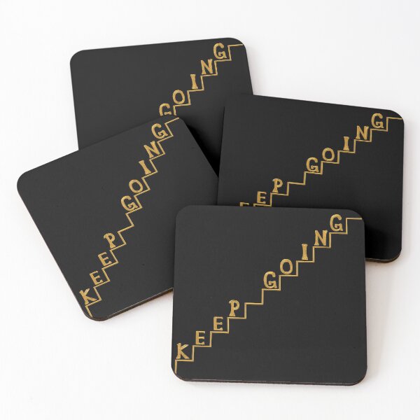 Item preview, Keep Going Gold Metaphor Staircase designed and sold by Deborah Camp.