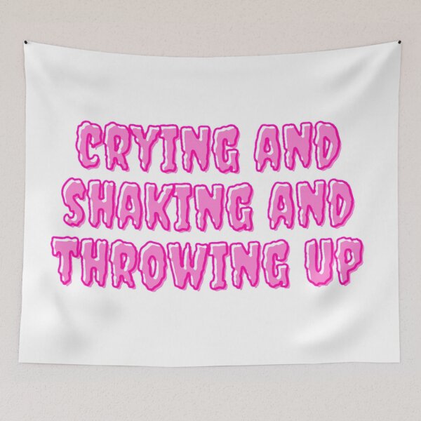 Item preview, crying and shaking and throwing up designed and sold by daphhne.