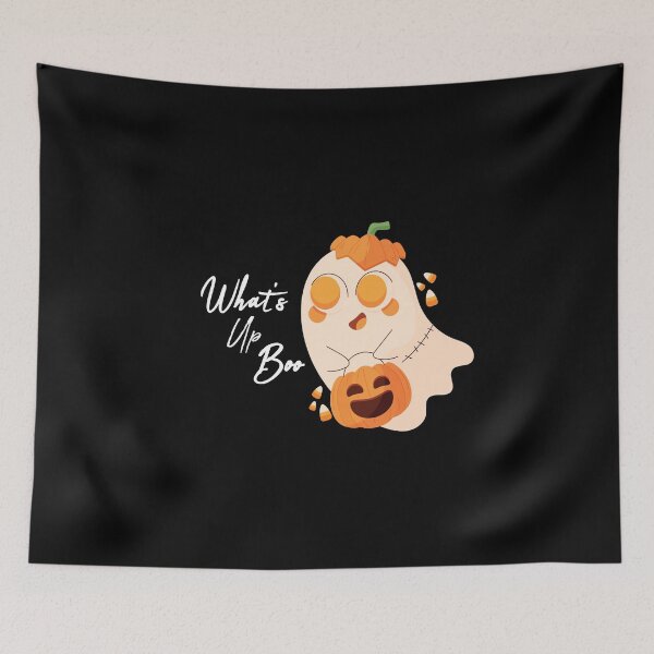 Item preview, what's up boo - Funny Halloween Cute Ghost Face designed and sold by SdForce.