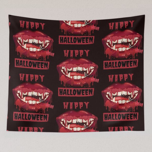 Item preview, Happy Halloween-Ha Ha Ha-Bloody Vampire Mouth designed and sold by Trendi61.