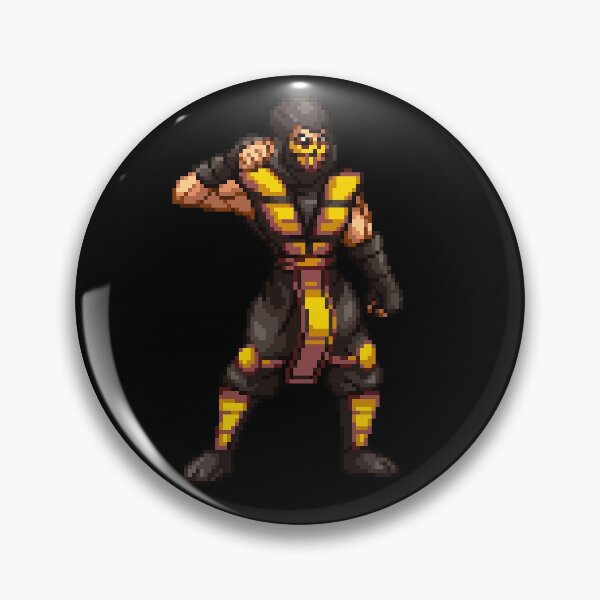 Artikelvorschau, Retro 16bit Scorpion - Mortal Kombat entworfen und verkauft von barkermugen.