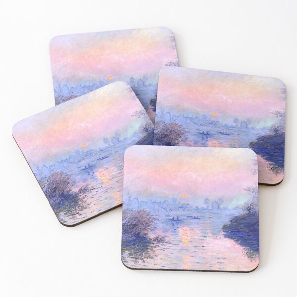 Item preview, Claude Monet "Sunset on the Seine at Lavacourt, Winter Effect" designed and sold by Alexandra Dahl.