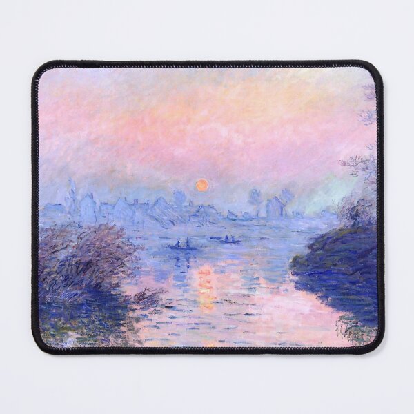 Item preview, Claude Monet "Sunset on the Seine at Lavacourt, Winter Effect" designed and sold by Alexandra Dahl.