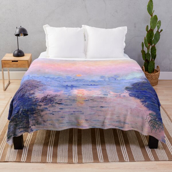 Item preview, Claude Monet "Sunset on the Seine at Lavacourt, Winter Effect" designed and sold by Alexandra Dahl.