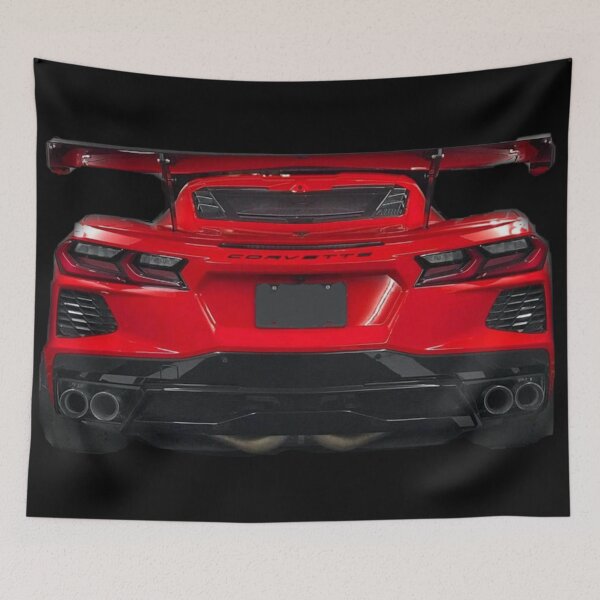 Item preview, Corvette C8 8th Generation 2020 Rear With a Mean Wing designed and sold by Shololo.