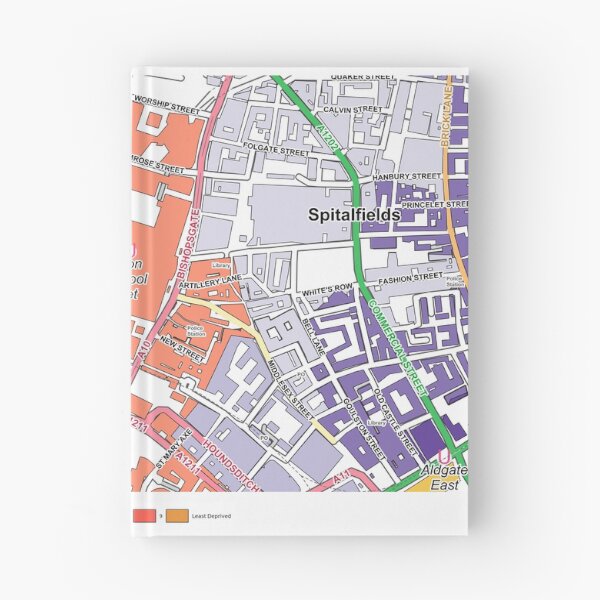 Item preview, Multiple Deprivation Bishopsgate ward, City of London designed and sold by ianturton.