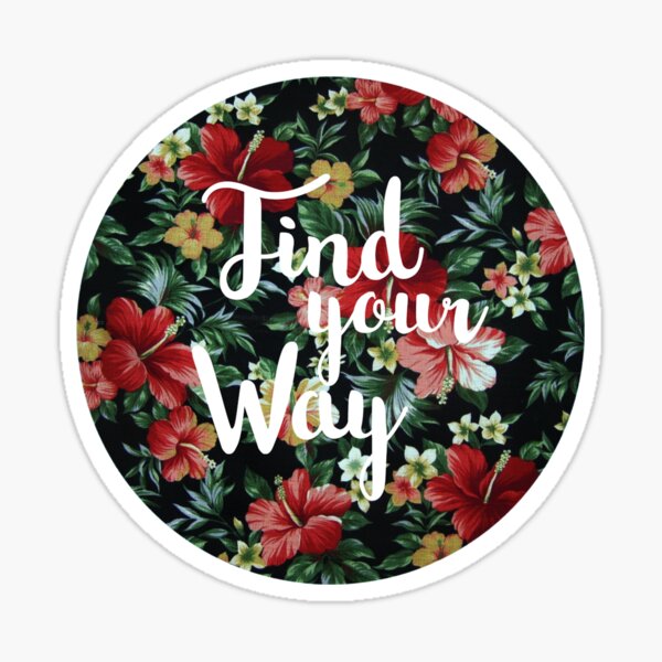 Find Your Way Sticker