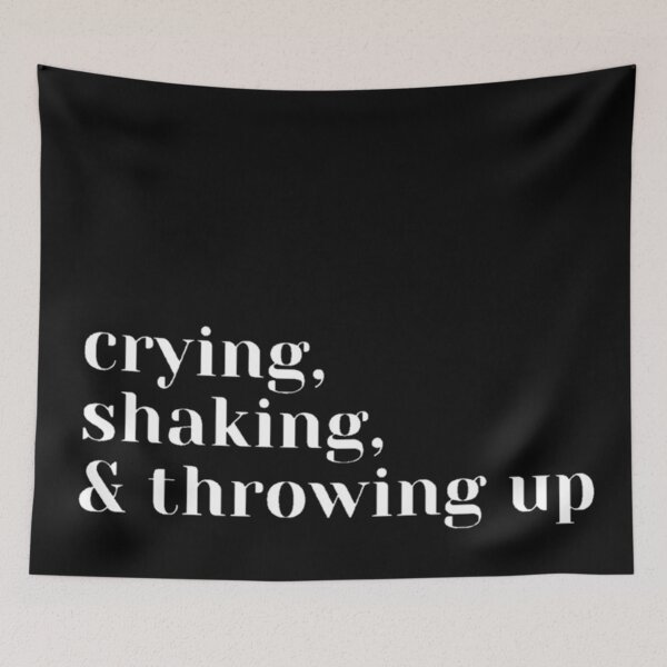 Item preview, crying, shaking and throwing up designed and sold by daphhne.