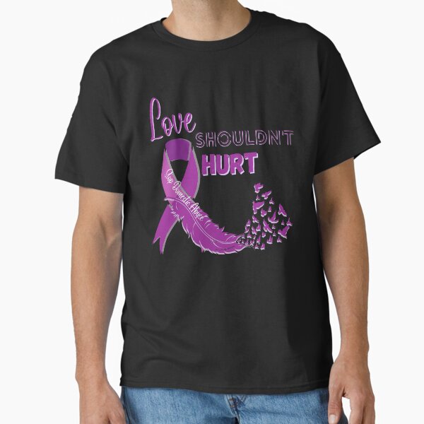 Item preview, Love Shouldnt Hurt Feather to Birds, Domestic Abuse Awareness, Purple Ribbon, End Domestic Violence, Purple In Oct  designed and sold by LifeIsAGiftD.