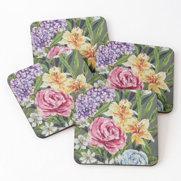 Item preview, Hand Painted Silk Batik Flowers designed and sold by Leslie Rogers Todder.
