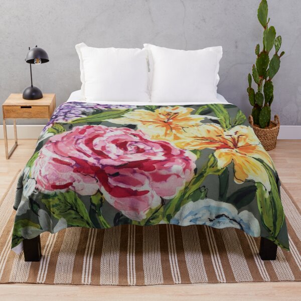 Item preview, Hand Painted Silk Batik Flowers designed and sold by Leslie Rogers Todder.