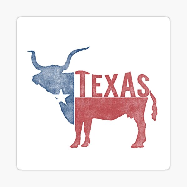 Texas Cow Print Sticker for Sale by Jemma Sager